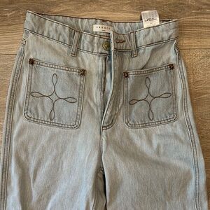 Sandro Light Blue jeans denim 36 western vintage